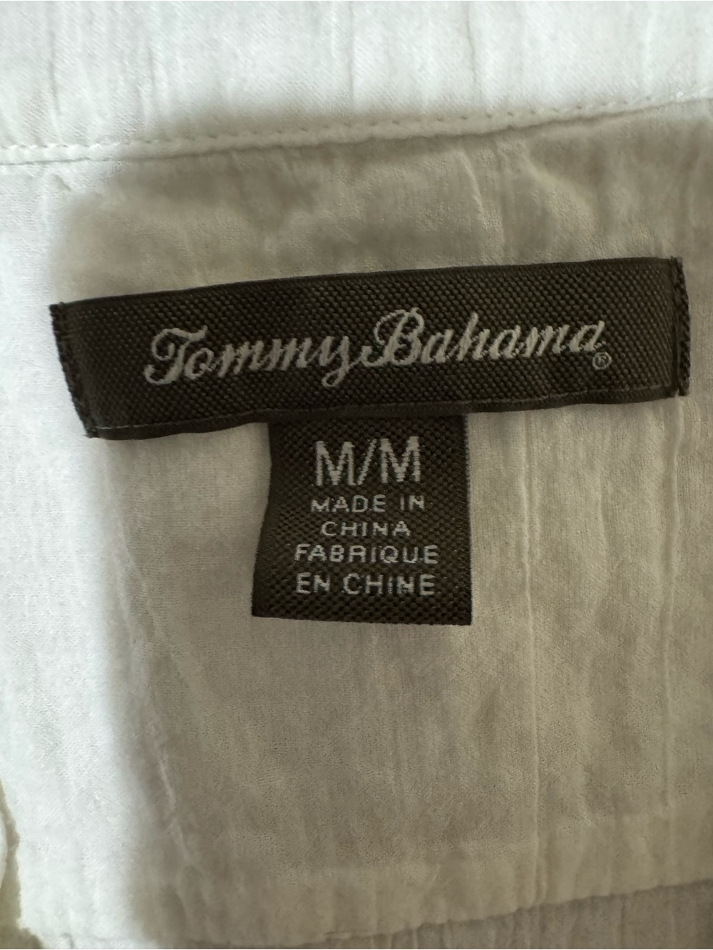 Tommy Bahama Women’s Gauze Tunic Blouse White Blue Lime Green Size M - Picture 8 of 11